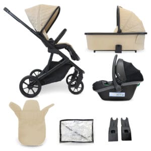 MyBabiie MB500 3-in-1 Travel System - Almond