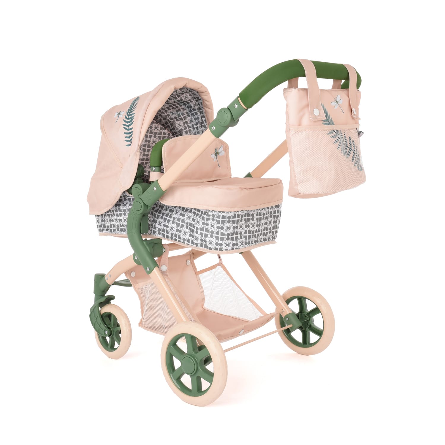Roma rhs single dolls pram fern 1