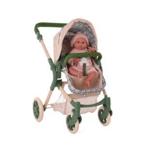 Roma rhs single dolls pram fern 6