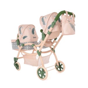 Roma rhs twin dolls pram fern 3