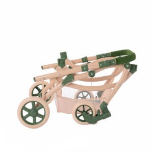Roma rhs twin dolls pram fern folded
