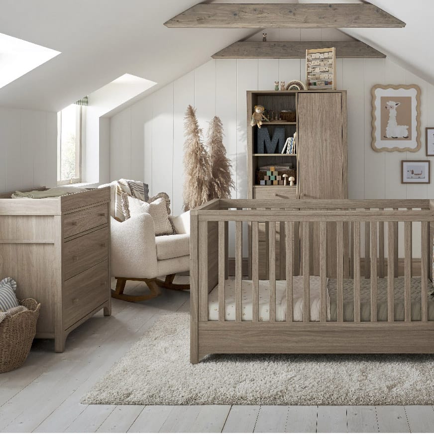 Mamas & Papas Barton 3pc Room Set - Natural/Oak
