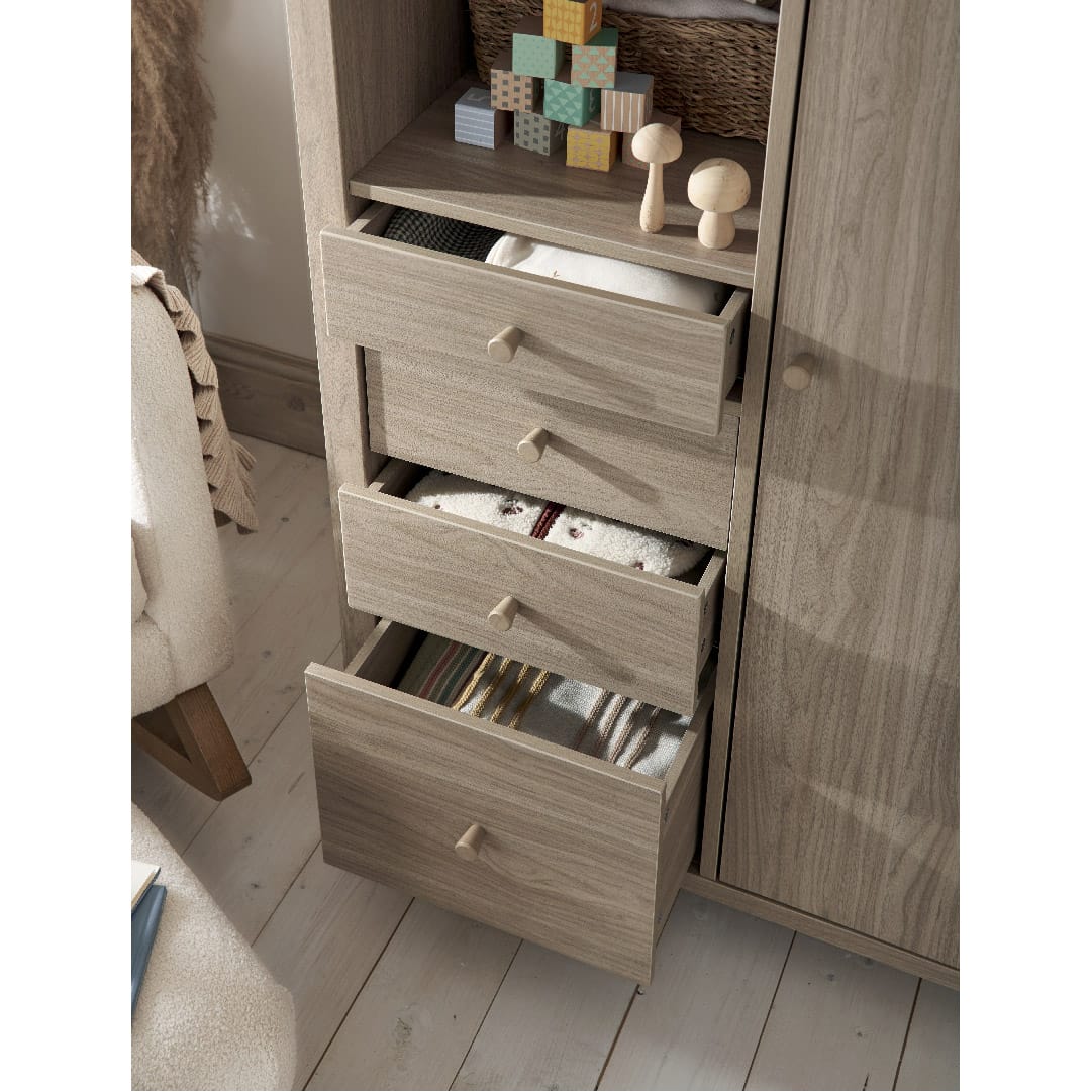 Mamas & papas barton wardrobe natural oak (1)