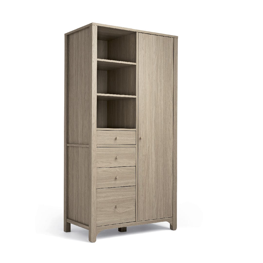 Mamas & papas barton wardrobe natural oak