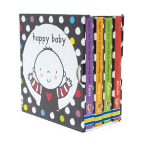 Babys very first black and white little library