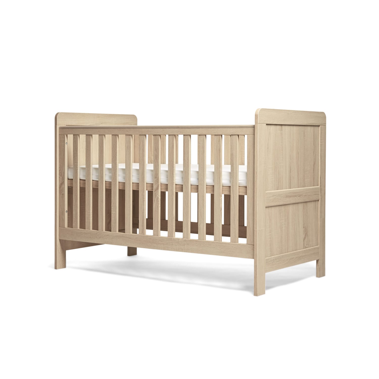 Mamas & papas atlas cot bed light oak (4)