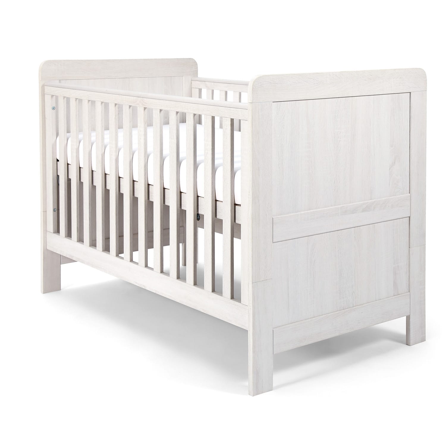 Mamas & papas atlas cot bed nimbus white (1)