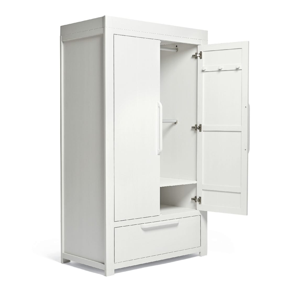 Mamas & papas franklin wardrobe white wash 1