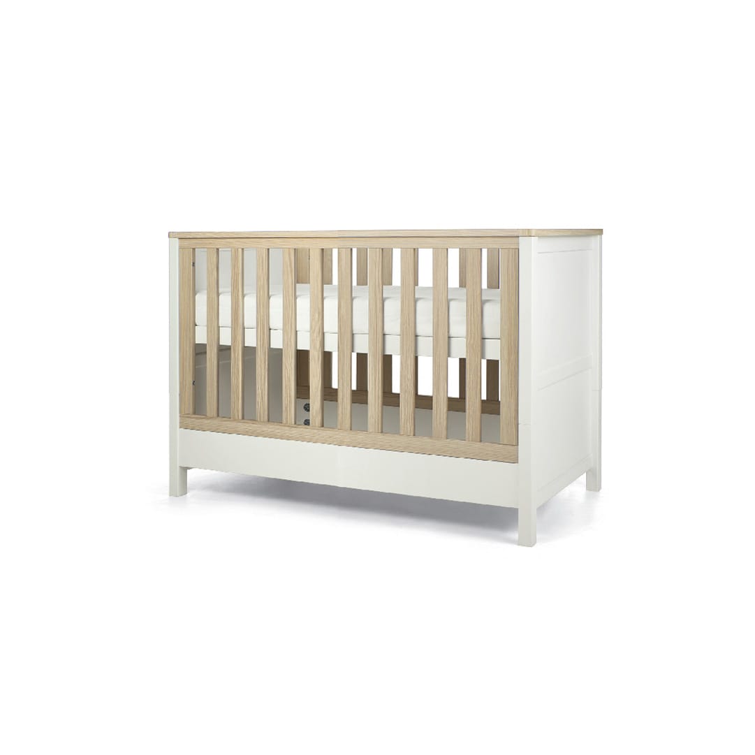 Mamas & papas harwell convertible cot white natural (1)