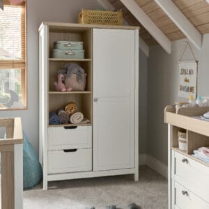 Mamas & Papas Harwell Wadrobe - White/Natural
