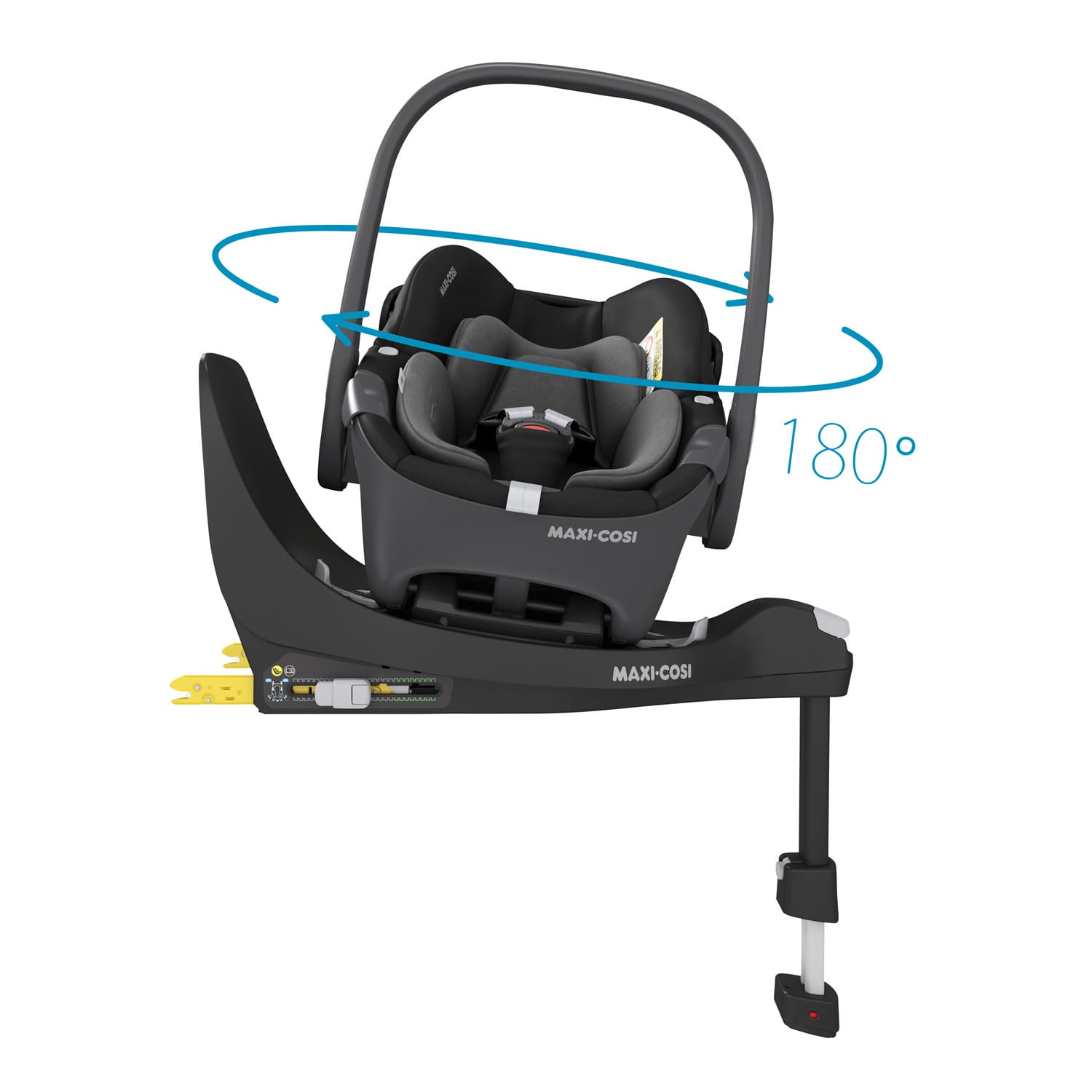 Maxicosi; carseat; babycarseat; pebble360; black; essentialblack