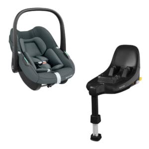 Maxi-Cosi Pebble S Car Seat Tonal Graphite with FamilyFix S Base