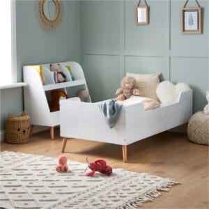 Obaby maya single bed white with natural (4)