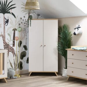 Obaby Thea Double Wardrobe - Latte