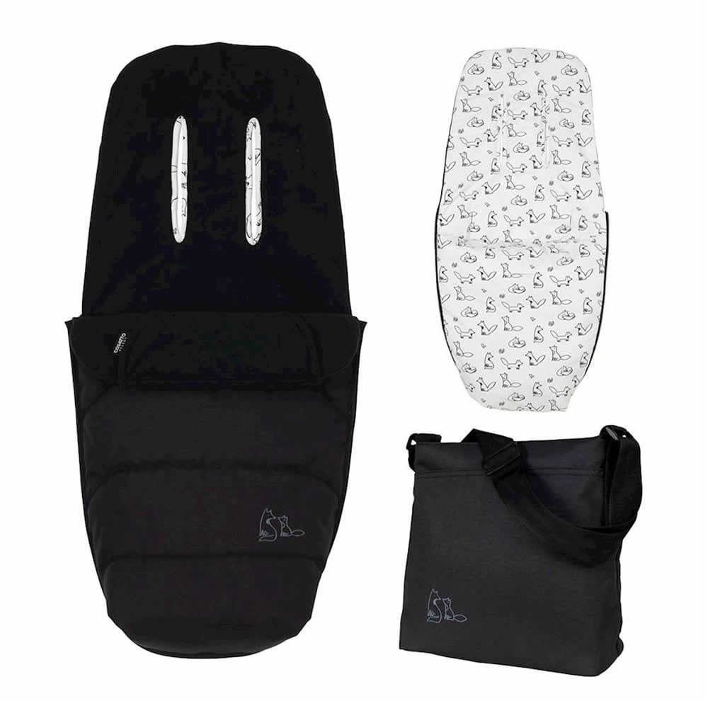 Cosatto giggle 4 everything home & travel bundle foxed (15)