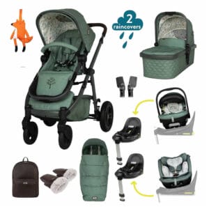 Cosatto Wow 3 Family All Stage Duo Base All Seasons Bundle Meadow