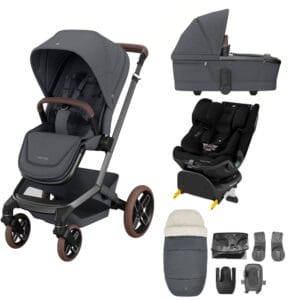 Maxi-Cosi FAME 8 Piece Emerald 360 Pro Bundle - Twillic Graphite