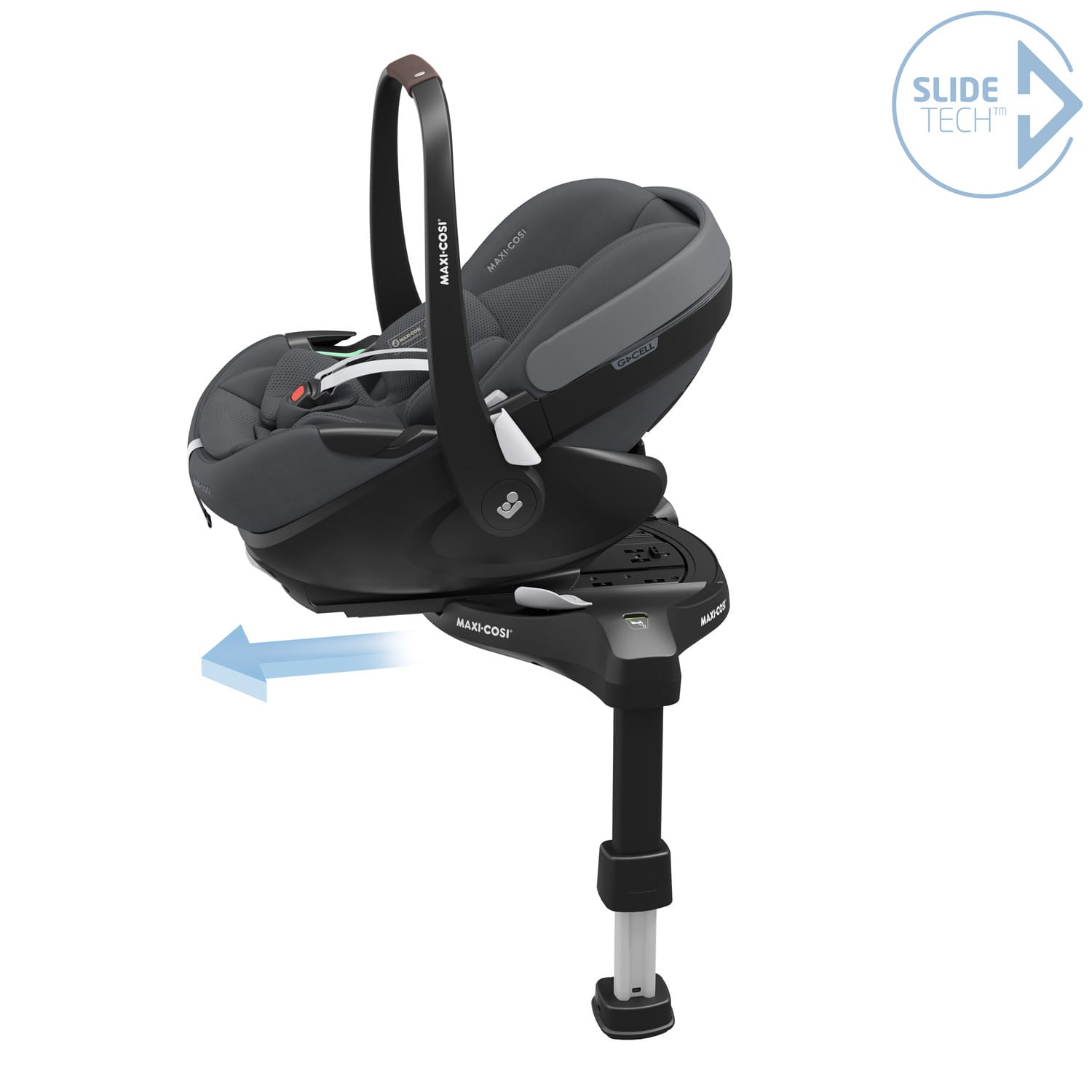 Maxicosi carseat babycarseat pebble360pro2 grey twillicgraphite