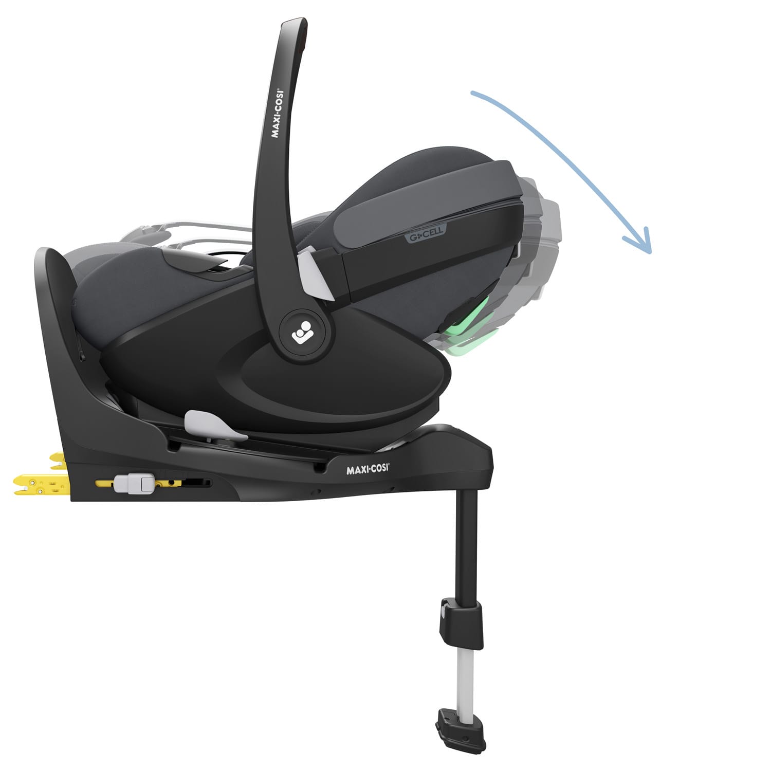 Maxicosi carseat babycarseat pebble360pro2 grey twillicgraphite