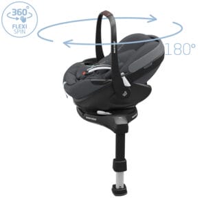 Maxicosi carseat babycarseat pebble360pro2 grey twillicgraphite