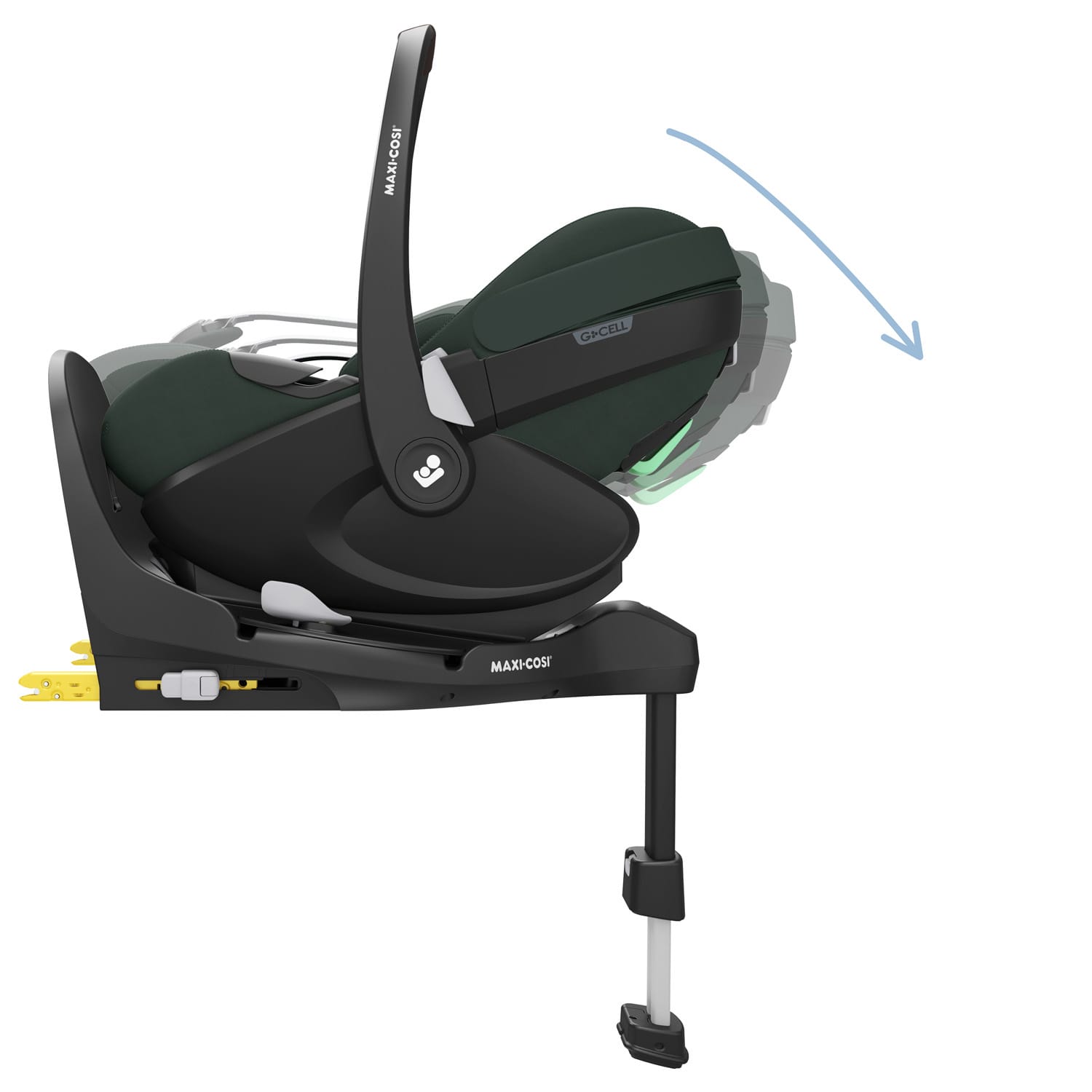 Maxicosi carseat babycarseat pebble360pro2 green twillicgreen re
