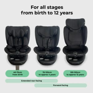 Mybabiie mbcs05 modular toddler car seat black (3)