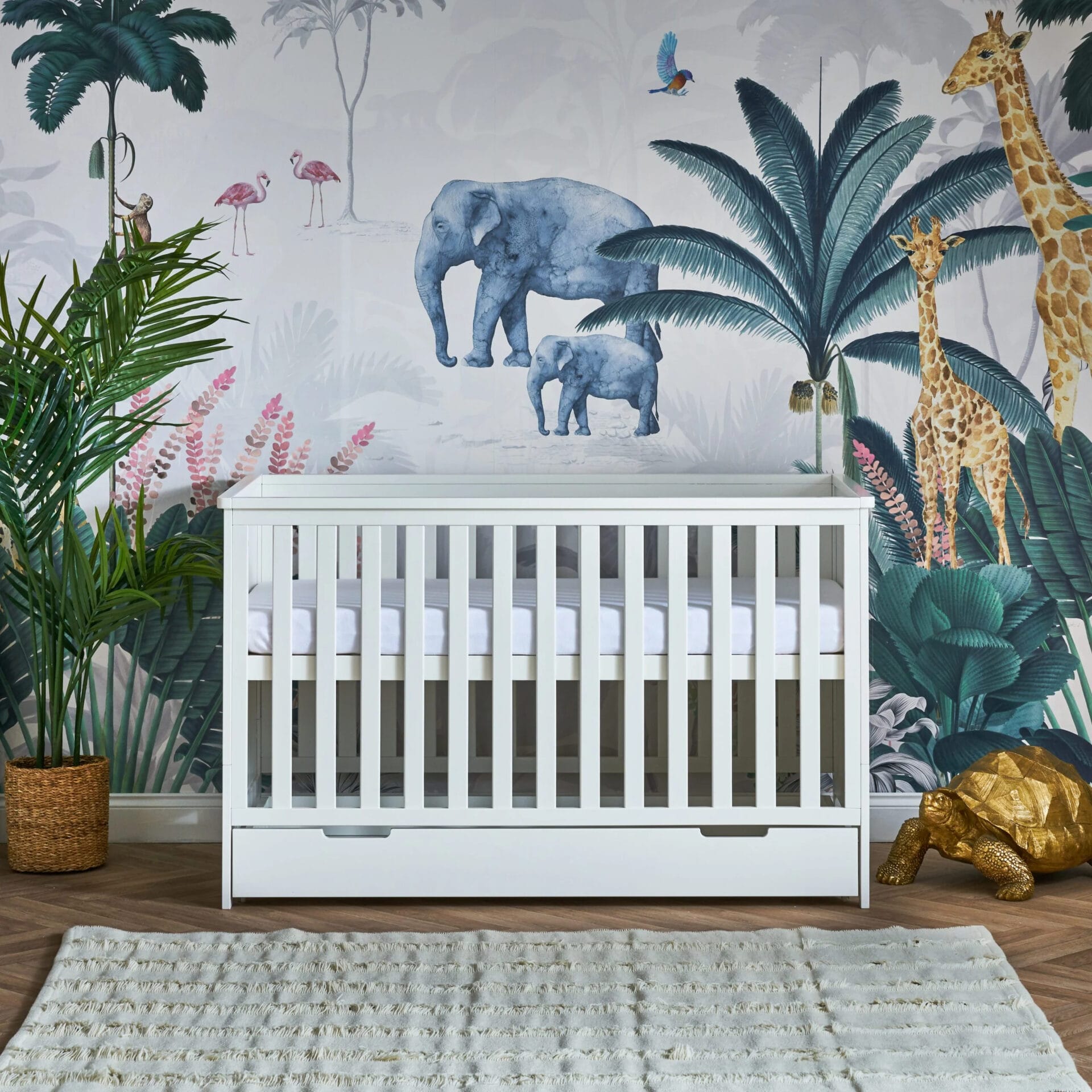 Obaby evie under drawer white 1