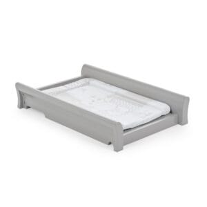 Obaby stamford cot top changer warm grey 1