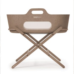 Snuzbaskit mocha moses basket & mocha stand set (4)