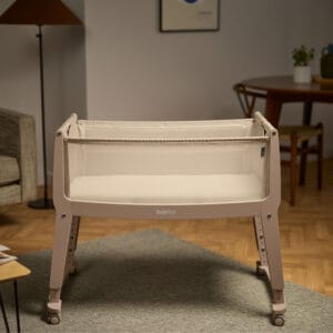 Snuzpod studio bedside crib milan mocha (2)