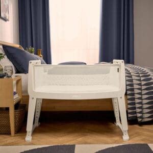 Snuzpod studio bedside crib vienna cashmere (1)