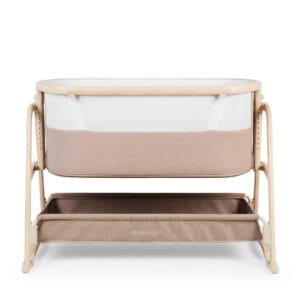 Ickle bubba bubba&me luxe bedside crib – biscuit (2)