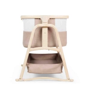 Ickle bubba bubba&me luxe bedside crib – biscuit (5)