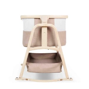 Ickle bubba bubba&me luxe bedside crib – biscuit (6)