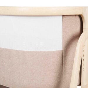 Ickle bubba bubba&me luxe bedside crib – biscuit (8)