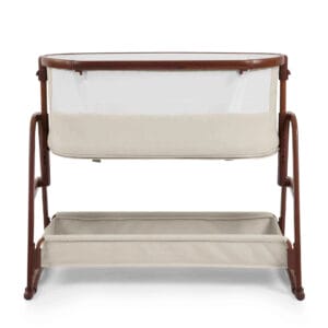 Ickle bubba bubba&me luxe bedside crib – stone (3)