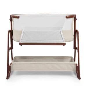 Ickle bubba bubba&me luxe bedside crib – stone (4)