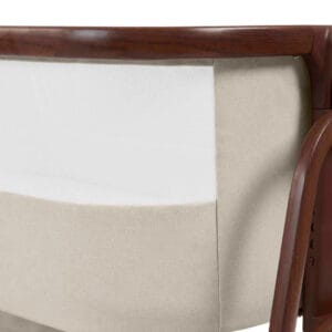 Ickle bubba bubba&me luxe bedside crib – stone (8)