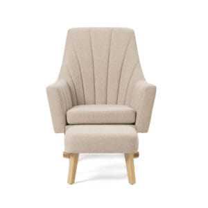 Jonah rocking chair & footstool, stone 16