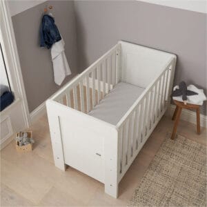 Tutti bambini alba mini cot bed essentials white (1)