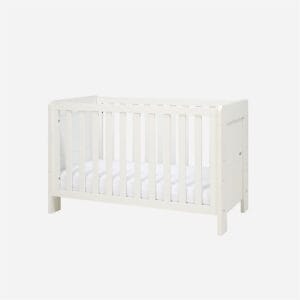 Tutti bambini alba mini cot bed essentials white (2)