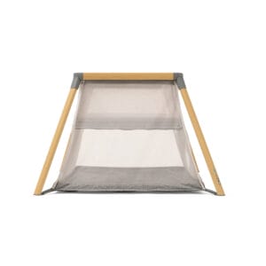 Tutti bambini cozee go 3 in 1 bassinet, travel cot & playpen oak charcoal (2)
