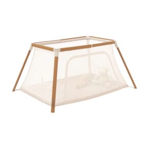 Tutti bambini cozee go 3 in 1 bassinet, travel cot & playpen scandinavian walnut ecru (7)