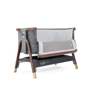 Tutti bambini cozee luxe bedside crib walnut slate (2)