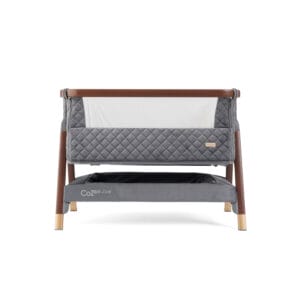 Tutti bambini cozee luxe bedside crib walnut slate (3)