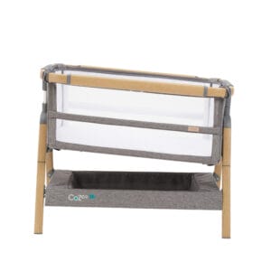 Tutti bambini cozee xl bedside crib & cot oak charcoal (10)