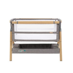 Tutti bambini cozee xl bedside crib & cot oak charcoal (9)