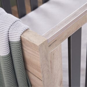 Tutti bambini como cot bed distressed oak slate grey (1)