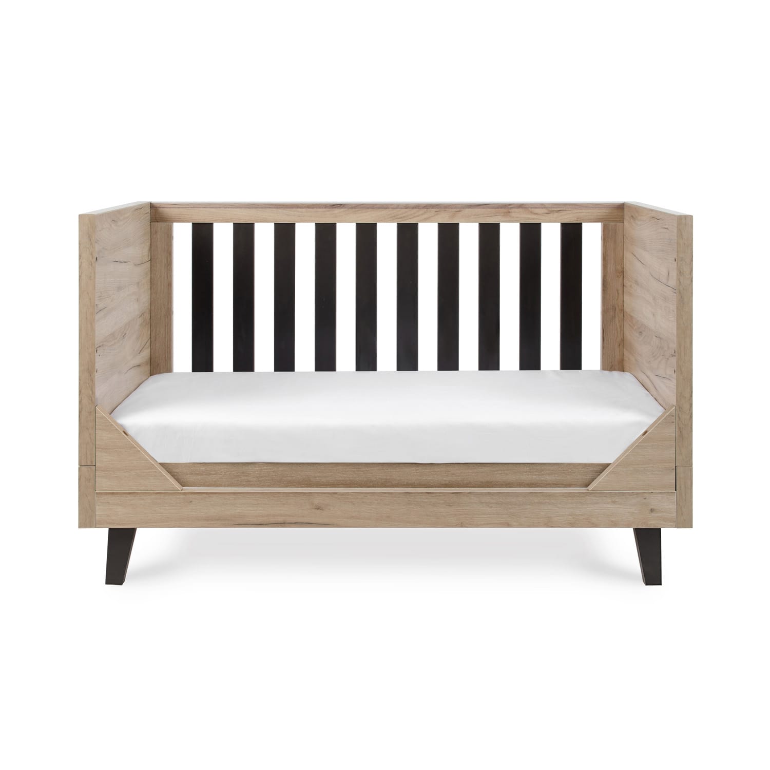 Tutti bambini como cot bed distressed oak slate grey (12)