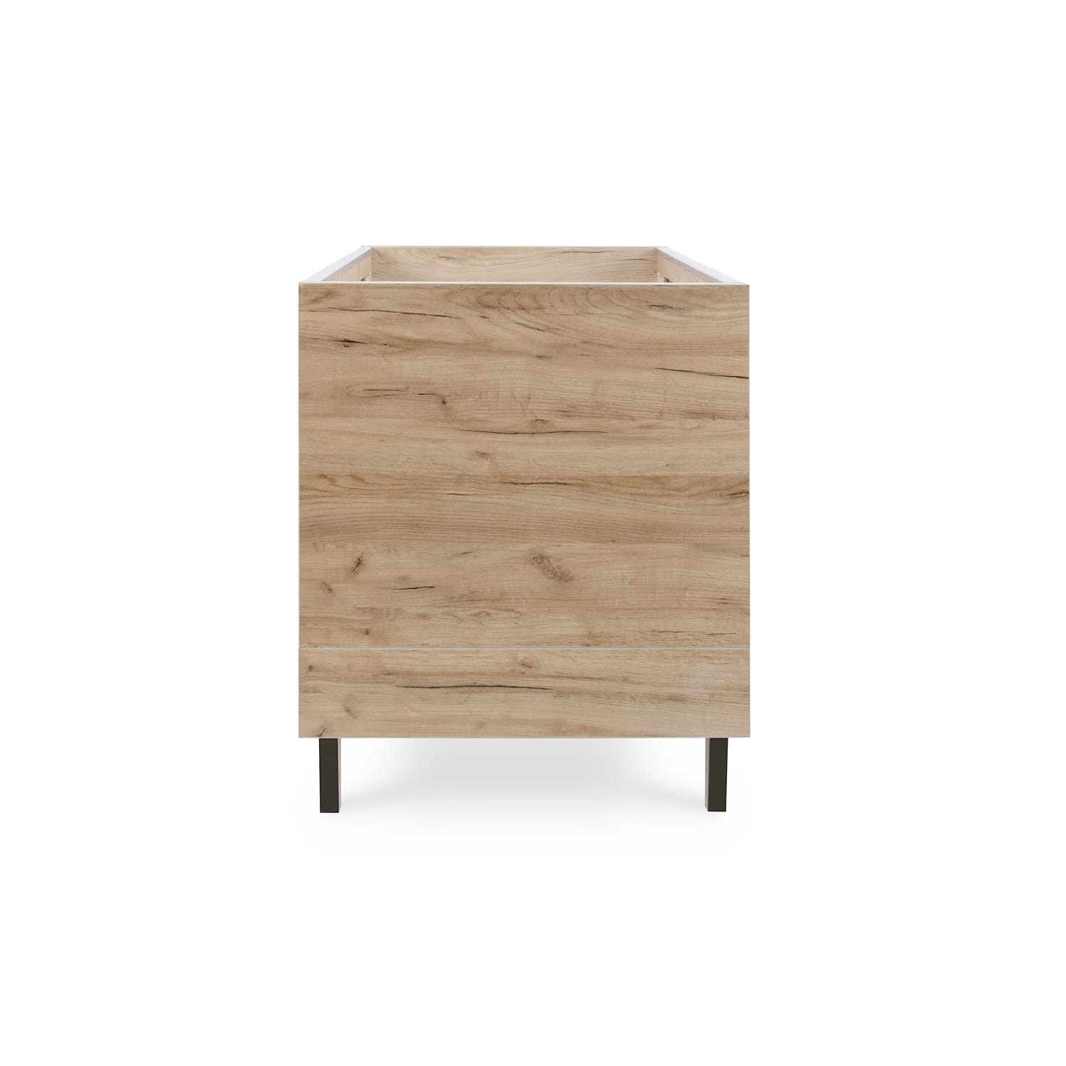 Tutti bambini como cot bed distressed oak slate grey (14)
